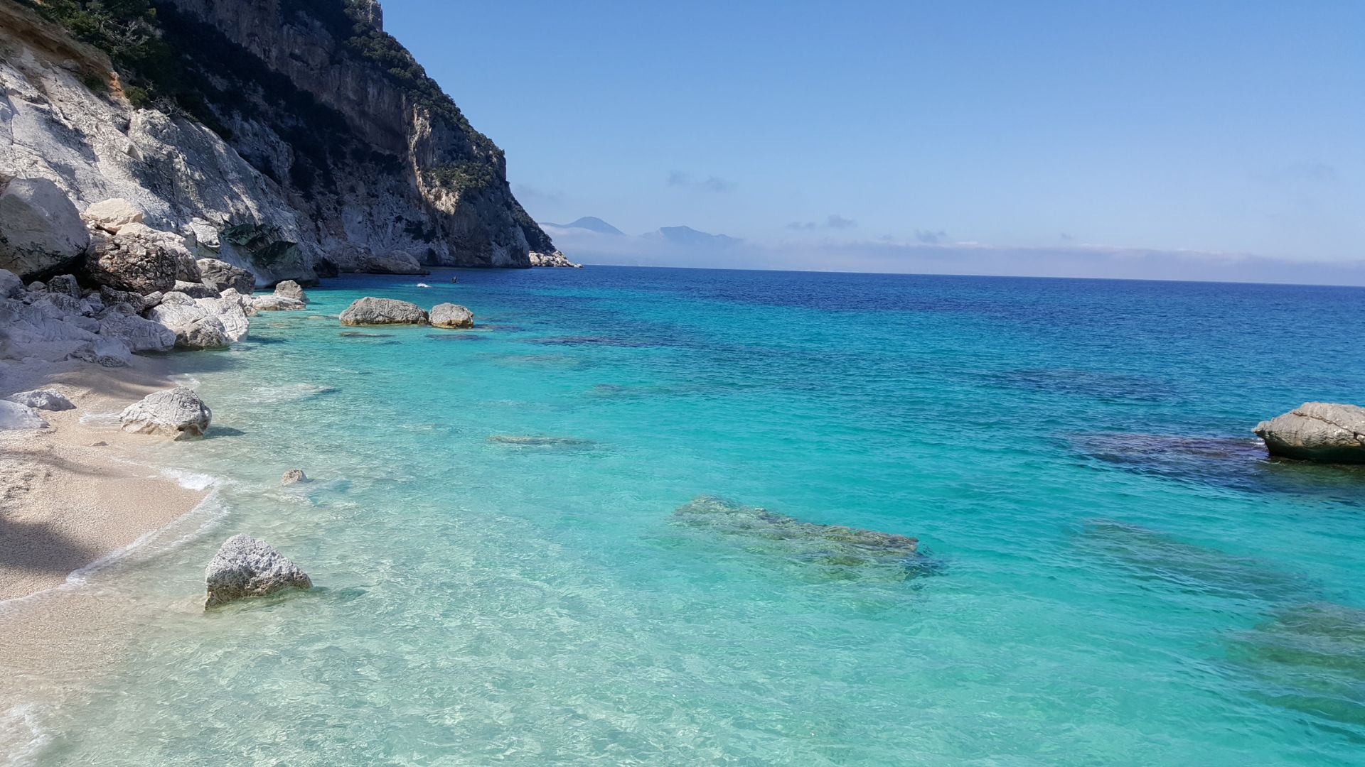 Crystal clear sea of Baunei